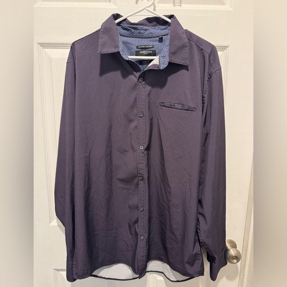 Kenneth Cole men’s XL slim fit button down shirt